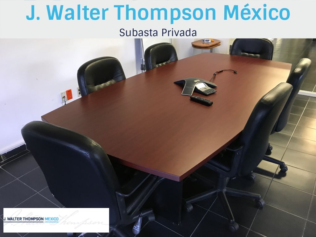 Subasta privada Subastas en México - J. Walter Thompson México – Agosto 2017