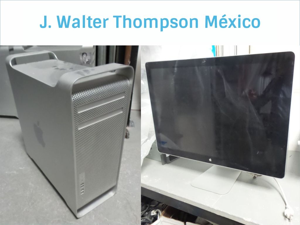 J. Walter Thompson México Subasta Pública Online de Equipo de Cómputo Subastas en México - J. Walter Thompson México – Agosto 2017