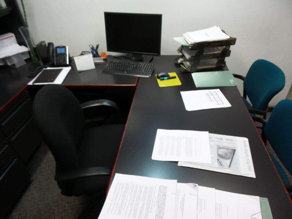 Lote 037 - Oficina ejecutiva que contiene escritorio, archivero y credenza - Imagen 6