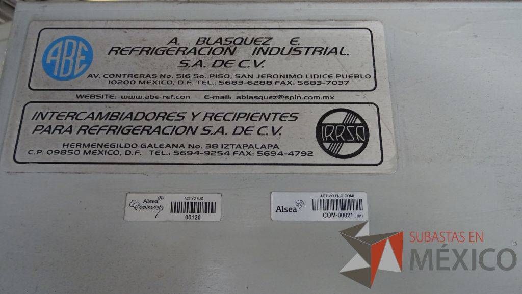Lote 096 - 2 Enfriadores de Placas, Temp. 200 ºF, Volumen 5.04 CU. FT., 250 PSI - Imagen 9
