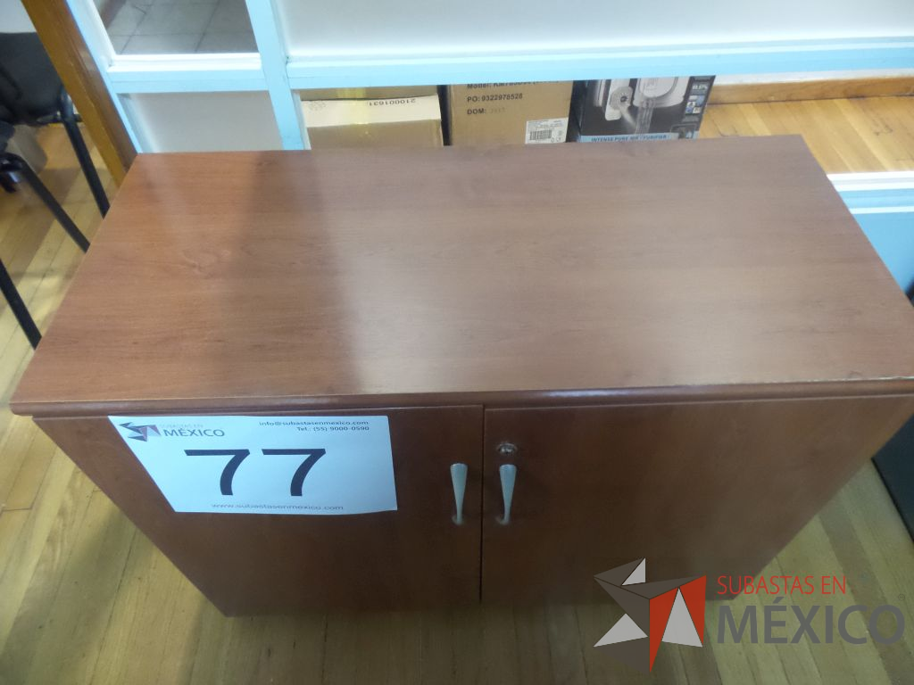 Lote 077 - 6 Muebles de seguridad en madera con 2 puerta y chapa ( tipo caja fuerte ) - Imagen 2