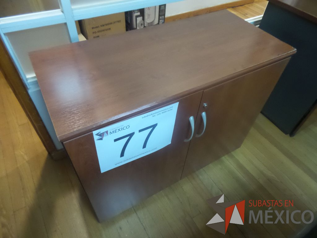Lote 077 - 6 Muebles de seguridad en madera con 2 puerta y chapa ( tipo caja fuerte ) - Imagen 3