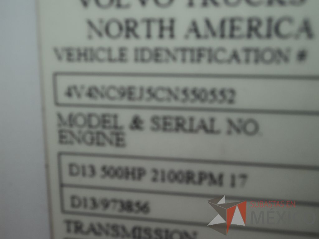 Lote 011 - Tracto camión,VOLVO, VNL64T-430, 2012 - Imagen 19