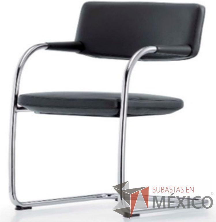 Lote 012 - Visavis 1. Respaldo y asiento acolchado en espuma de poliuretano tapizado en piel color chocolate