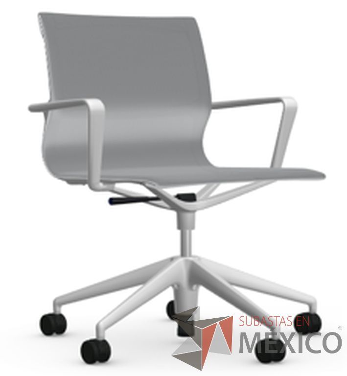 Lote 087 - 2 Physix studio. Asiento y respaldo con tejido TrioKnit color gris, bastidor gris