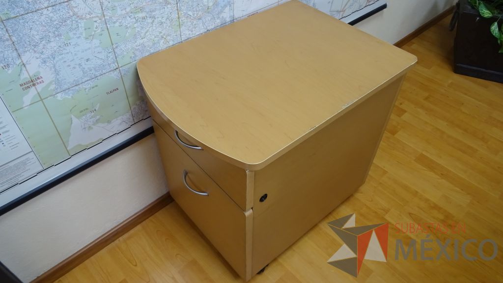 Lote 006 - Oficina ejecutiva, escritorio, archivero, credenza con gaveta - Imagen 12