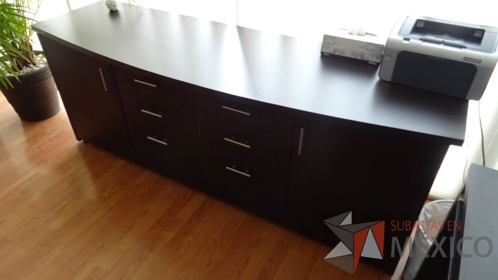 Lote 015 - Oficina de dirección , credenza de madera, 2 Sillas de visita fijas,2 Sillas de visita tipo piel y mesa de apoyo - Imagen 20