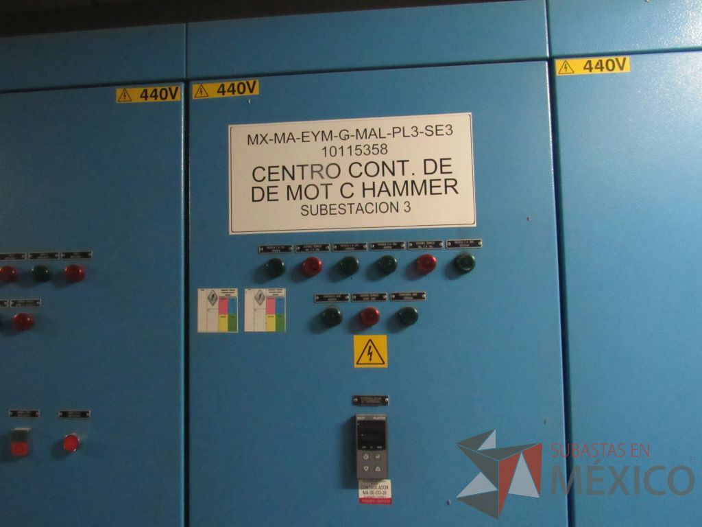 Lote 108 - Centro de controles de motores y tablero de control del secador - Imagen 6
