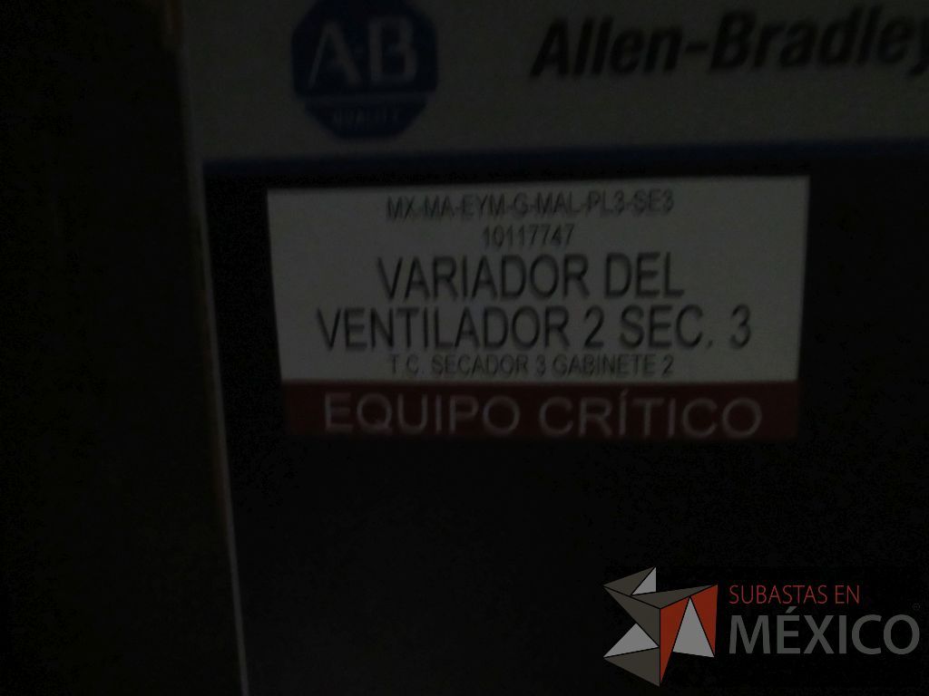 Lote 108 - Centro de controles de motores y tablero de control del secador - Imagen 19