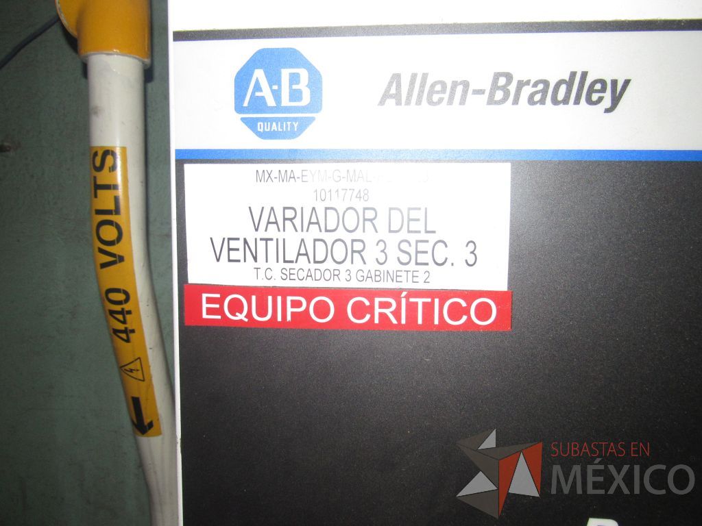 Lote 108 - Centro de controles de motores y tablero de control del secador - Imagen 22