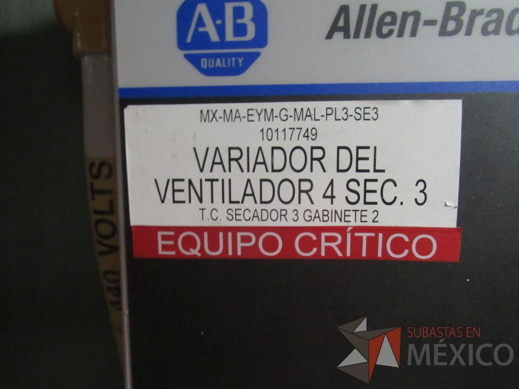 Lote 108 - Centro de controles de motores y tablero de control del secador - Imagen 26