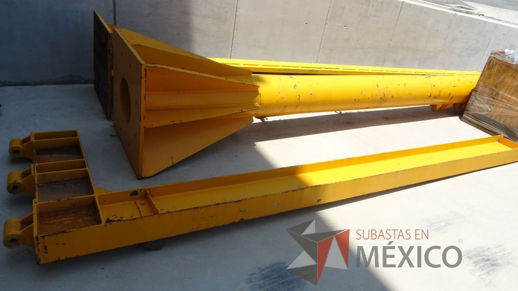 Lote 004 - Grua Tipo Jip Crane (Columna + Brazo), 2000 Lbs, con Polipasto Eléctrico de Cadena Marca Yale - Imagen 2