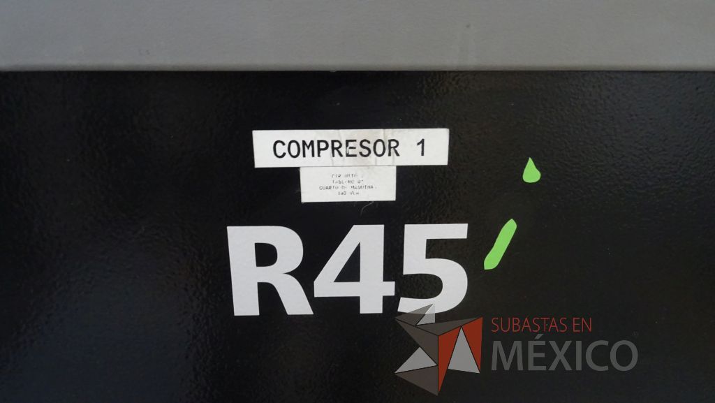 Lote 002 - Compresor de velocidad constante 60 HP/ 253 CFM, tornillo aire lubricado - Imagen 8
