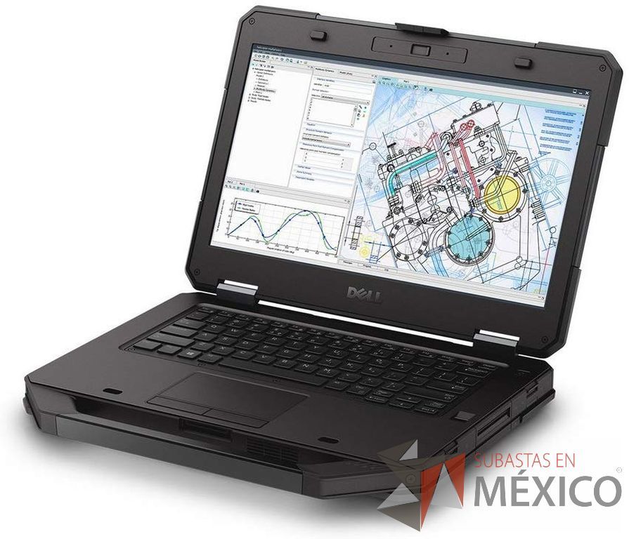 Lote 019 - 4 Laptop Dell, Modelo Latitude 5414 Rugged, Core i5, 8 GB, 14"