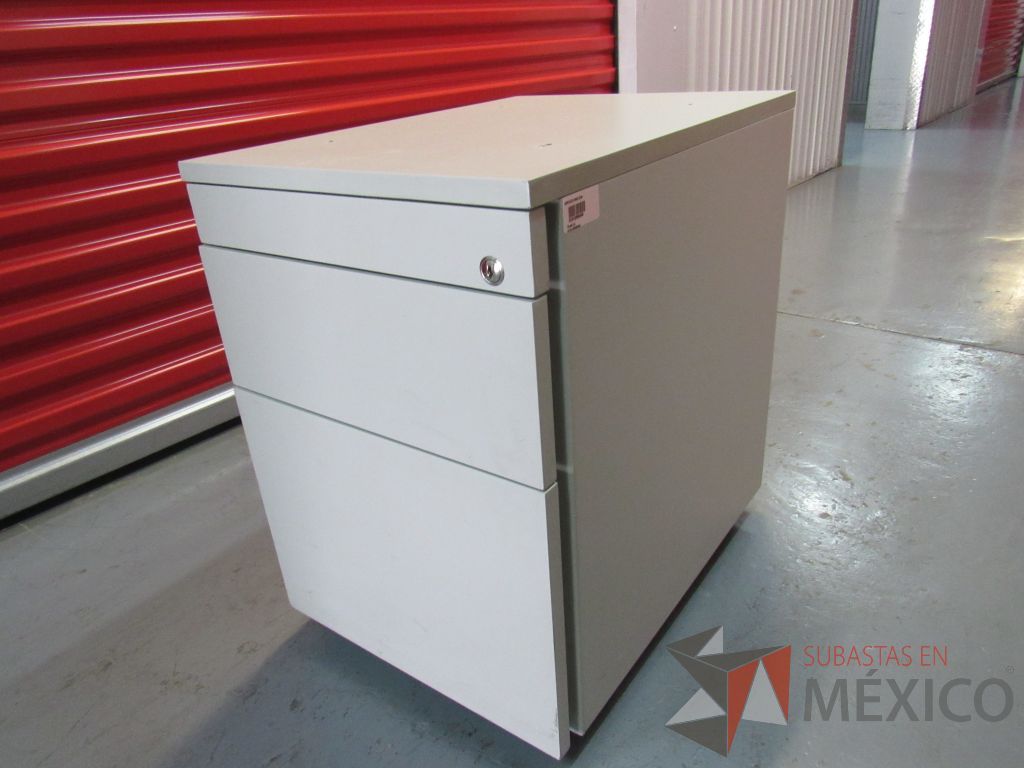 Lote 003 - Credenza con 2 cajones, Archivero vertical y 2 Base metálica - Imagen 7