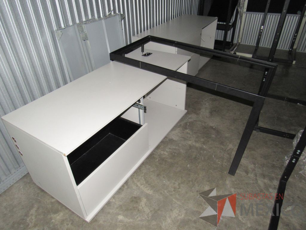 Lote 003 - Credenza con 2 cajones, Archivero vertical y 2 Base metálica - Imagen 25