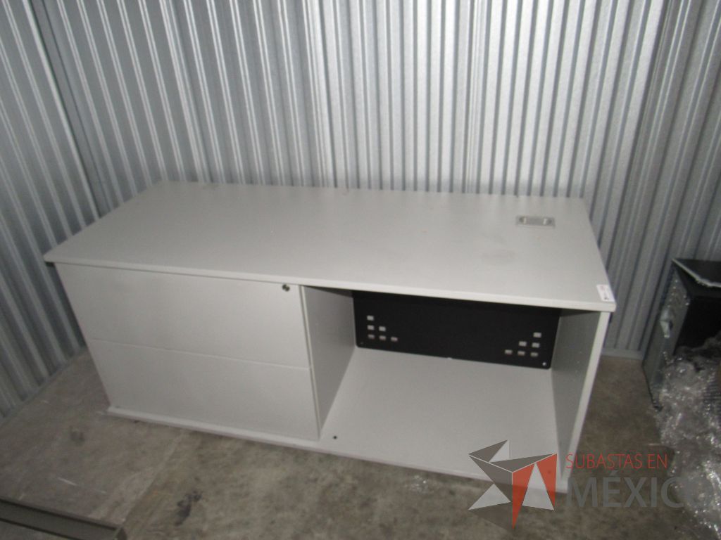Lote 003 - Credenza con 2 cajones, Archivero vertical y 2 Base metálica - Imagen 11