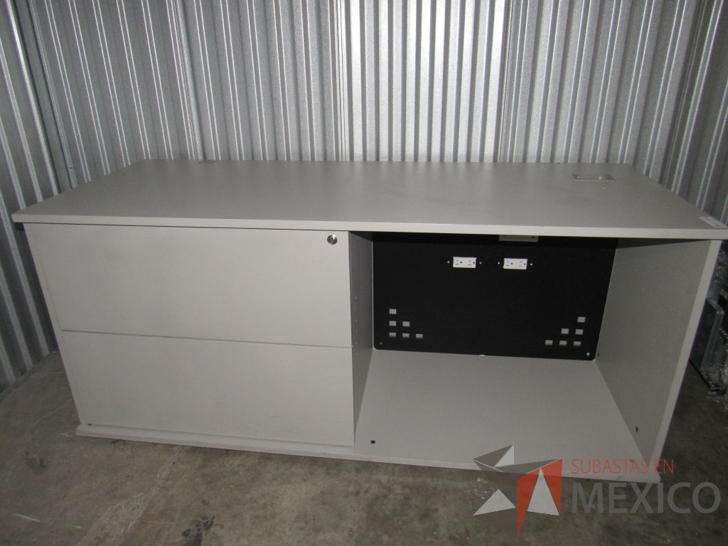 Lote 003 - Credenza con 2 cajones, Archivero vertical y 2 Base metálica - Imagen 14