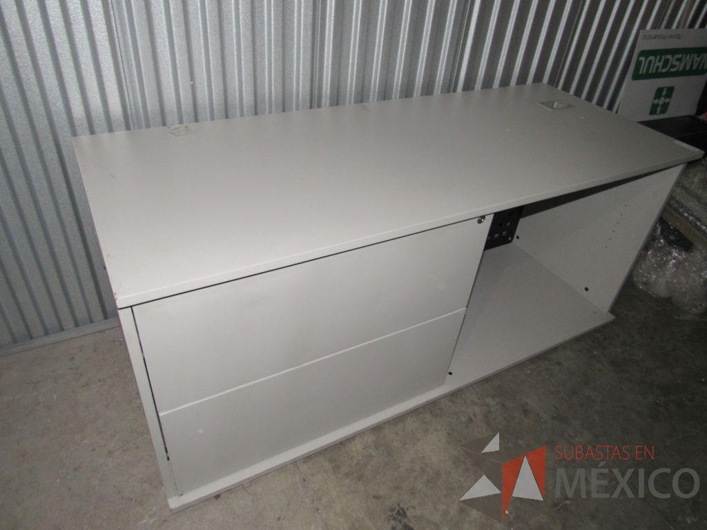 Lote 003 - Credenza con 2 cajones, Archivero vertical y 2 Base metálica - Imagen 16