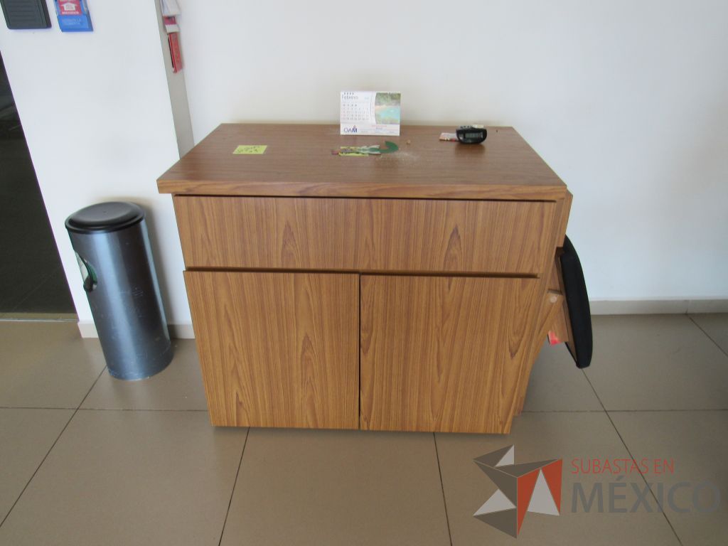 Lote 001 - Mueble de recepción con cubierta tipo mármol y Gabinete con 2 puertas - Imagen 13