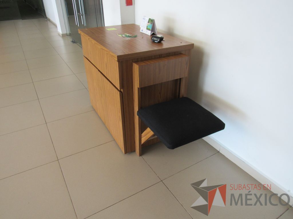 Lote 001 - Mueble de recepción con cubierta tipo mármol y Gabinete con 2 puertas - Imagen 20