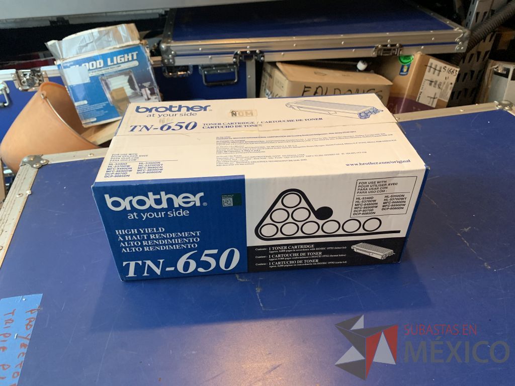Lote 147 - 2 cartuchos de toner marca brother TN650 y 1 cartucho de toner marca brother TN350 nuevos
