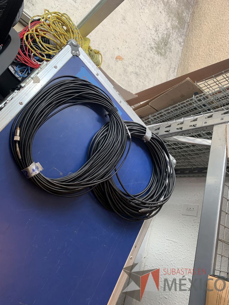 Lote 114 - 4 cables marca kramer RCA macho a macho 1 de 30 mts, 1 de 29 mts y 2 de 19 mts - Imagen 7