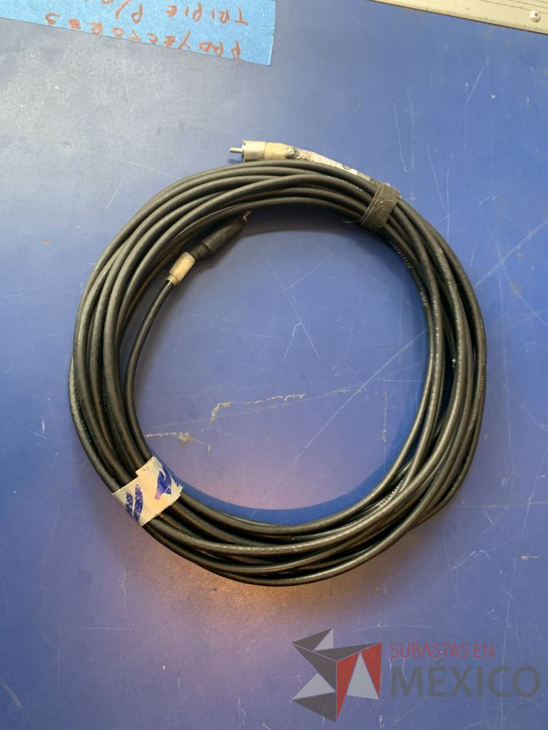 Lote 114 - 4 cables marca kramer RCA macho a macho 1 de 30 mts, 1 de 29 mts y 2 de 19 mts - Imagen 9