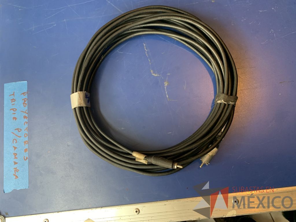 Lote 114 - 4 cables marca kramer RCA macho a macho 1 de 30 mts, 1 de 29 mts y 2 de 19 mts - Imagen 11