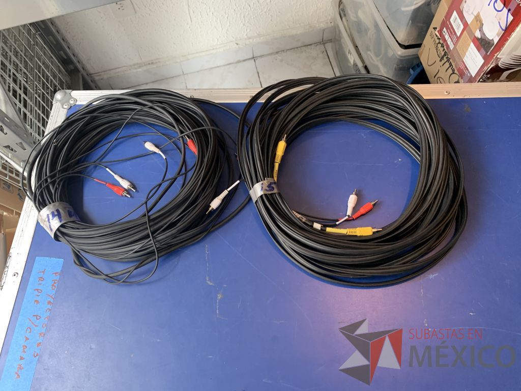 Lote 116 - 62 cables genericos RCA a varias terminales y varias medidas - Imagen 8