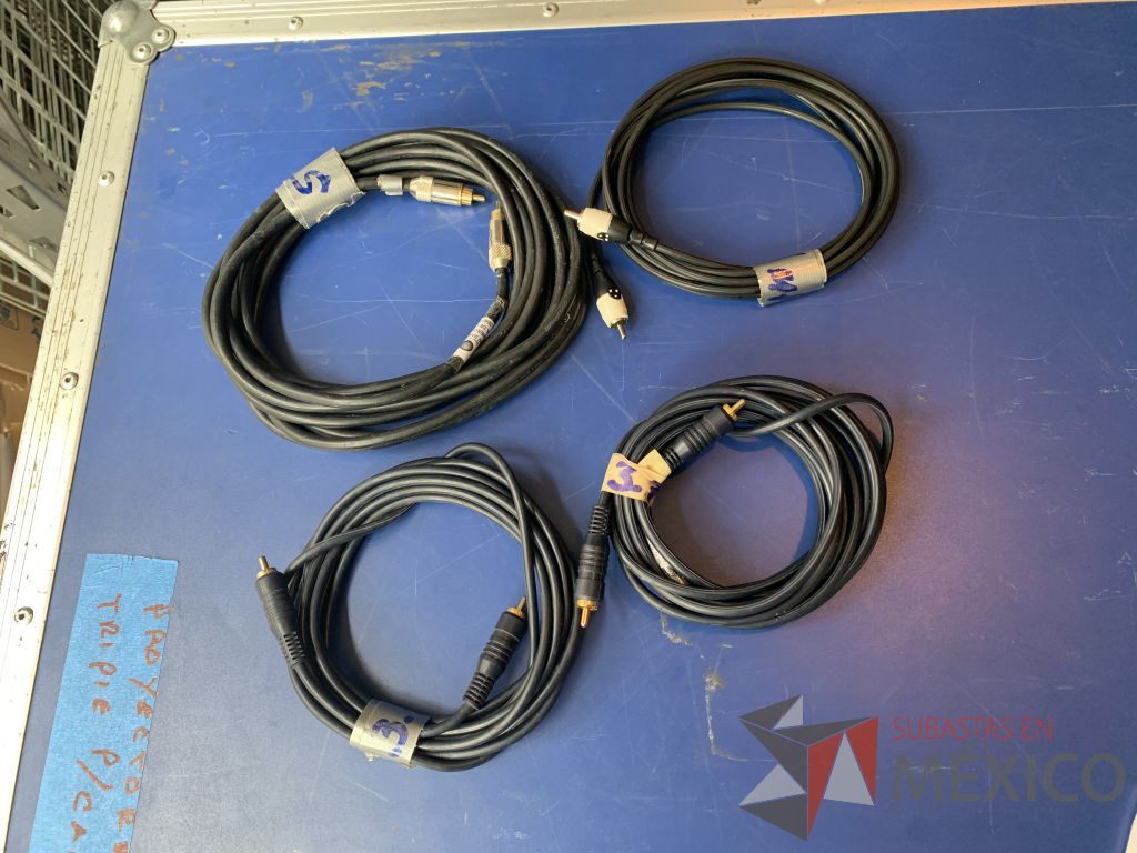 Lote 116 - 62 cables genericos RCA a varias terminales y varias medidas - Imagen 19