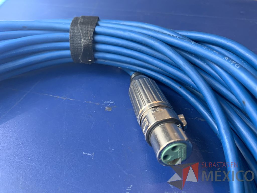 Lote 107 - 7 cables canon marca kramer 3 de 22 mts, 3 de 15 mts y 1 de 10 mts - Imagen 8