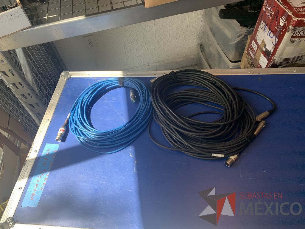 Lote 107 - 7 cables canon marca kramer 3 de 22 mts, 3 de 15 mts y 1 de 10 mts - Imagen 12