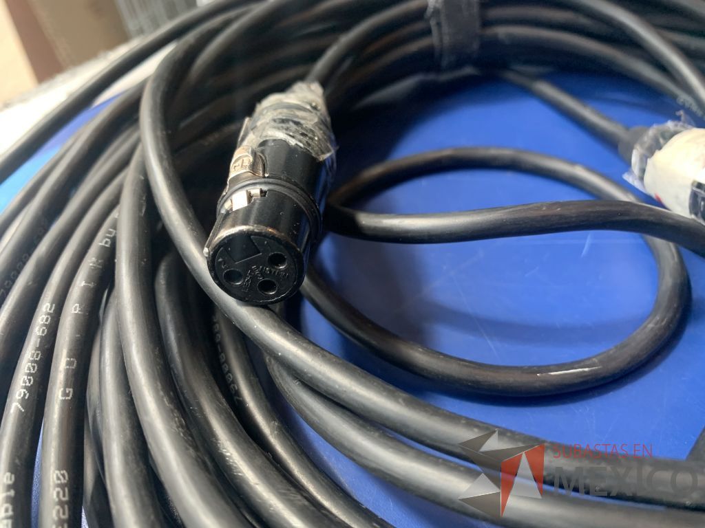Lote 107 - 7 cables canon marca kramer 3 de 22 mts, 3 de 15 mts y 1 de 10 mts - Imagen 14