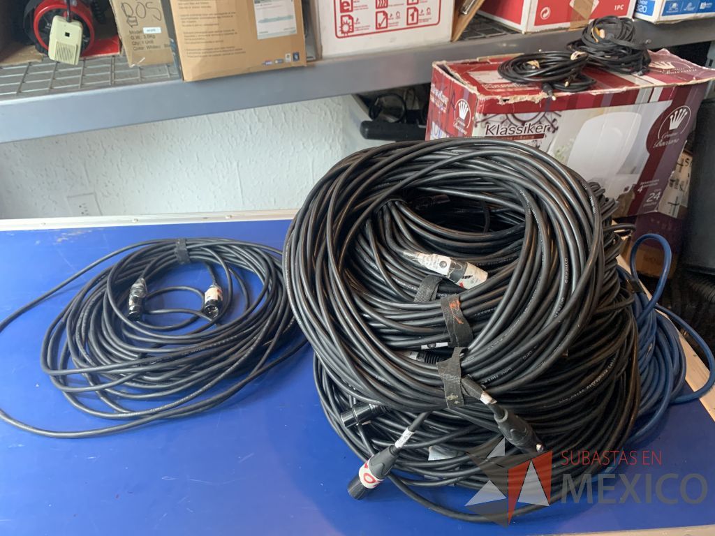 Lote 107 - 7 cables canon marca kramer 3 de 22 mts, 3 de 15 mts y 1 de 10 mts - Imagen 18
