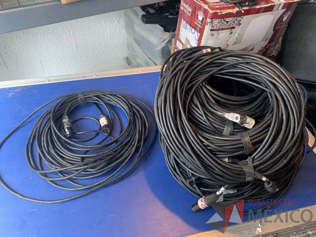 Lote 107 - 7 cables canon marca kramer 3 de 22 mts, 3 de 15 mts y 1 de 10 mts - Imagen 19