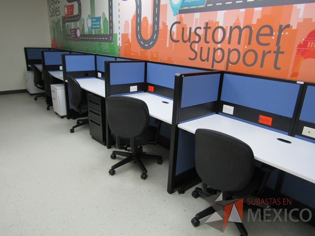 Lote 104 - Estación de trabajo tipo call center para 5 personas - Imagen 5