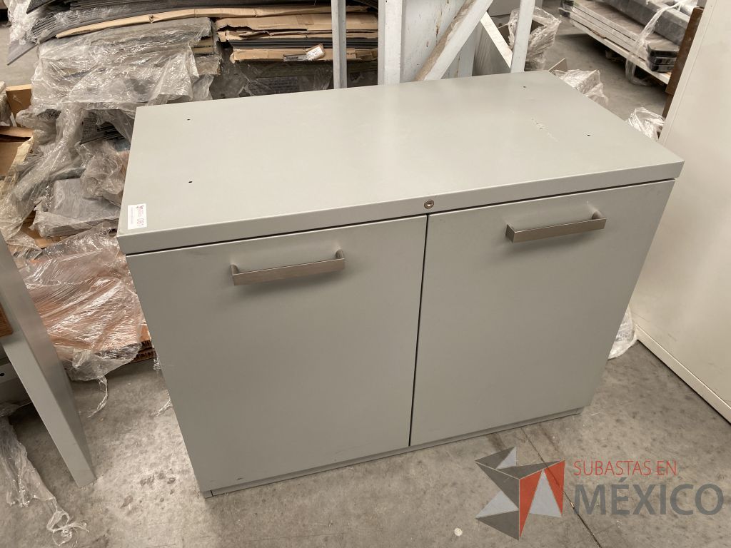 Lote 059 - Gabinete de metal con 2 puertas.