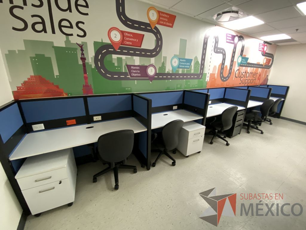 Lote 104 - Estación de trabajo tipo call center para 5 personas - Imagen 8