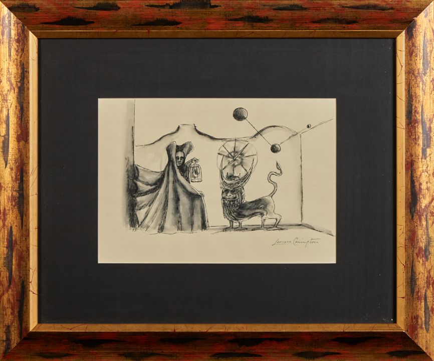 Lote 029 - Leonora Carrington - Sin título - Tinta con acuarela sobre papel - Imagen 2