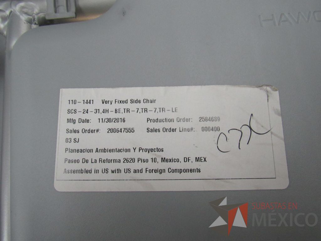 Lote 008 - Estación de trabajo para 17 personas de mampara baja seminueva, Marca: Haworth - Imagen 7