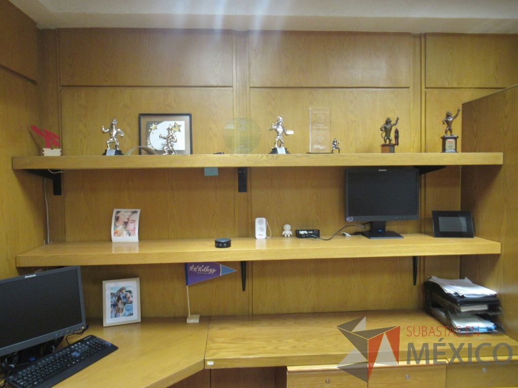 Lote 001 - Oficina Ejecutiva con Escritorio, Mesa de trabajo, 2 Gabinetes y Credenza - Imagen 16