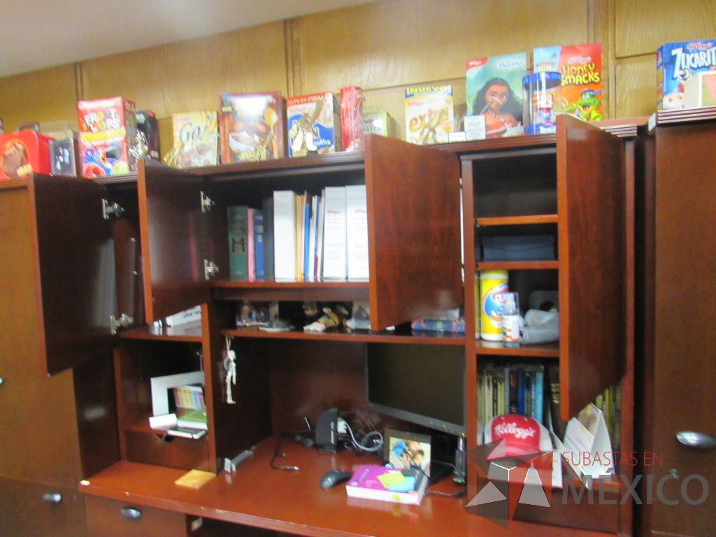 Lote 002 - Oficina Ejecutiva con Escritorio tipo madera, Gabinete y Mesa de juntas - Imagen 10