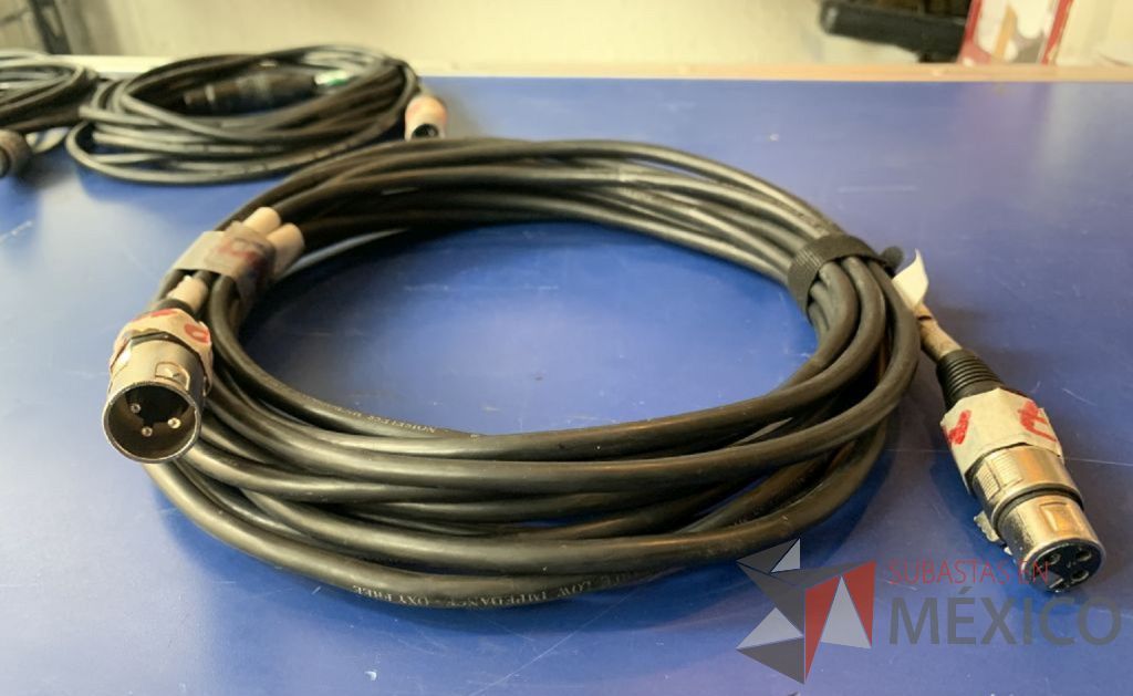 Lote 111 - 34 cables canon generico de varias medidas desde 18 mts hasta .90 cms - Imagen 2