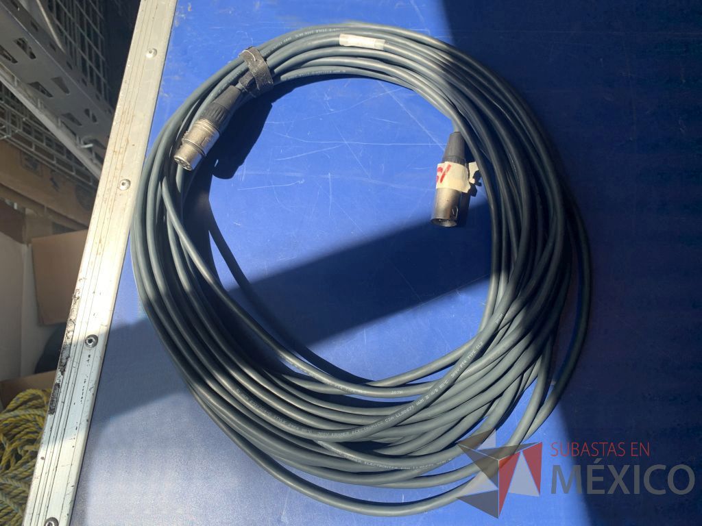 Lote 110 - 7 cables canon marca kramer 2 de 22 mts, 1 de 15 mts y 4 de 10 mts - Imagen 10