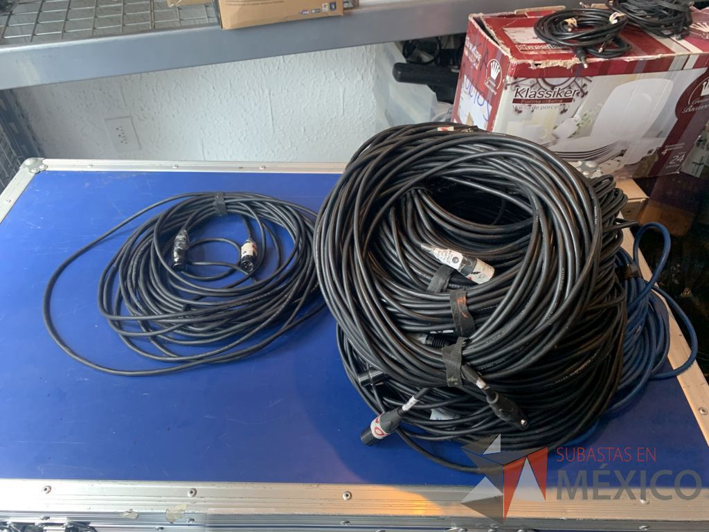 Lote 110 - 7 cables canon marca kramer 2 de 22 mts, 1 de 15 mts y 4 de 10 mts - Imagen 3