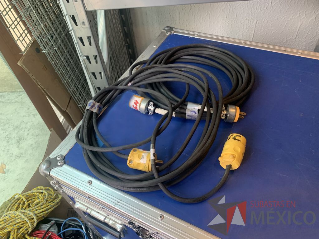 Lote 038 - 18 extensiones electrica cable uso rudo 2x14 de 15 mts.