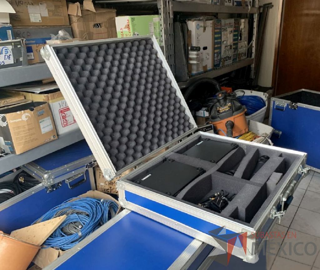 Lote 115 - 2 Micrófonos PROFESIONALES Inalámbricos, 2 receptores para micrófono y Case para 2 micrófonos y 2 Cables Cánon genérico 4.50 m.