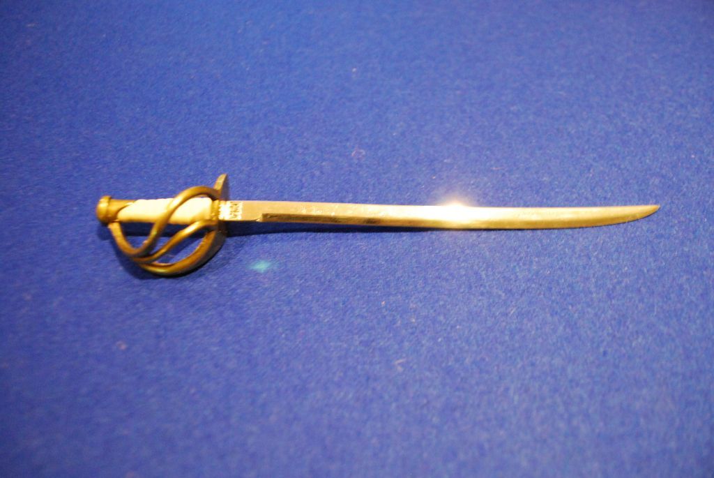 Lote 018 - Abrecartas sable de oficial de la guerra civil USA, 1860 - Imagen 3