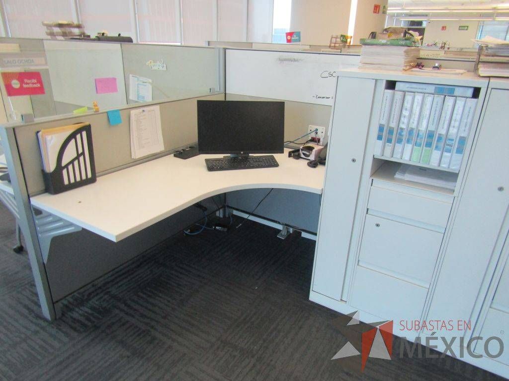 Lote 084 - Estación de trabajo para 6 personas, 2 credenza de 1 cajón,1 espacio para documentos - Imagen 16